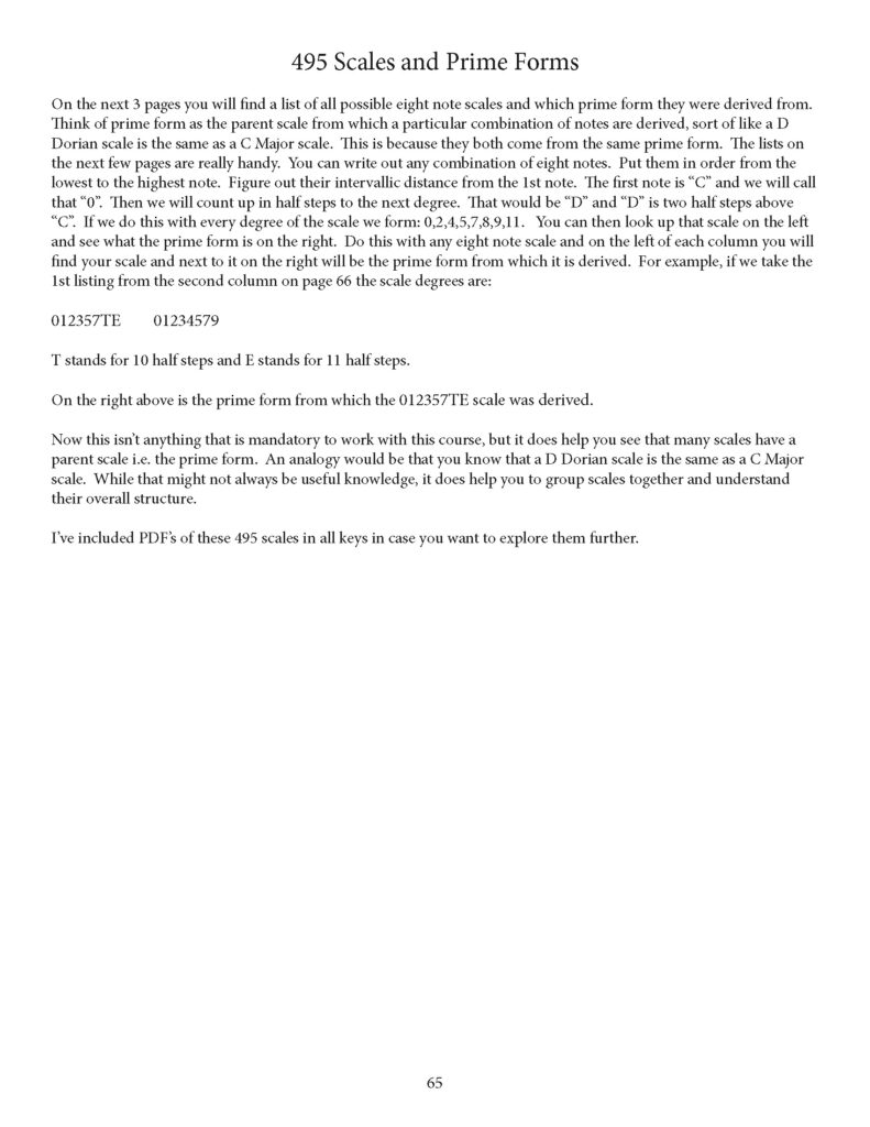 Bebop Scales 124 Bebop Scales and Their Application 495 Bebop Scale List excerpt from the book Bebop Scales: 124 Bebop Scales and Their Application